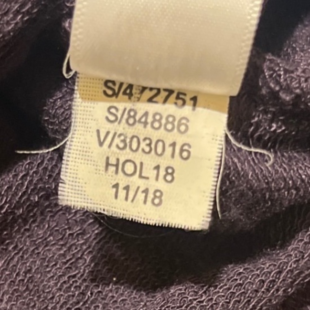 Athleta Purple Modal Spandex Long Sleeve Crew Neck Pullover Sweatshirt Top Sz M - Picture 5 of 8